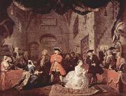 William Hogarth The Beggar Opera VI oil